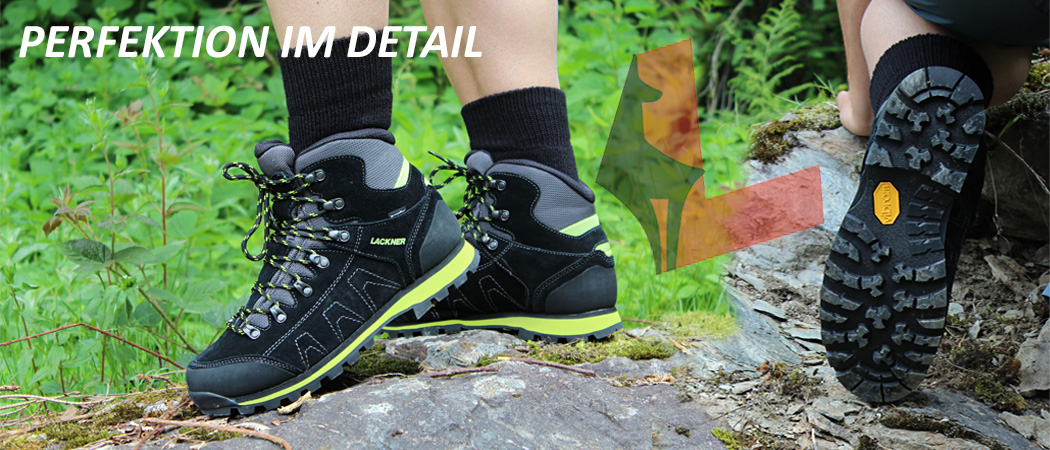 Lackner Wanderschuh Outdoorschuh Unisex Stiefel leicht vom Bergschuhspezialisten 