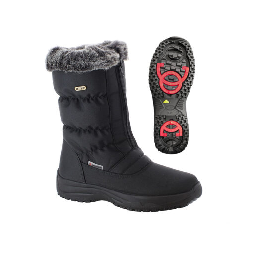 Winterstiefel Olga TX Spikes schwarz