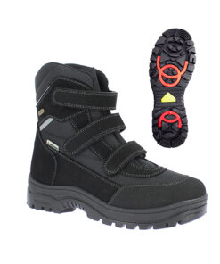 Winterstiefel Nils TX Spikes schwarz