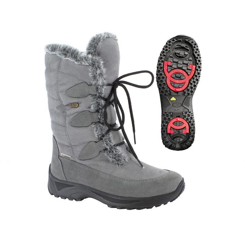 Winterstiefel Renate TX Spikes hellgrau