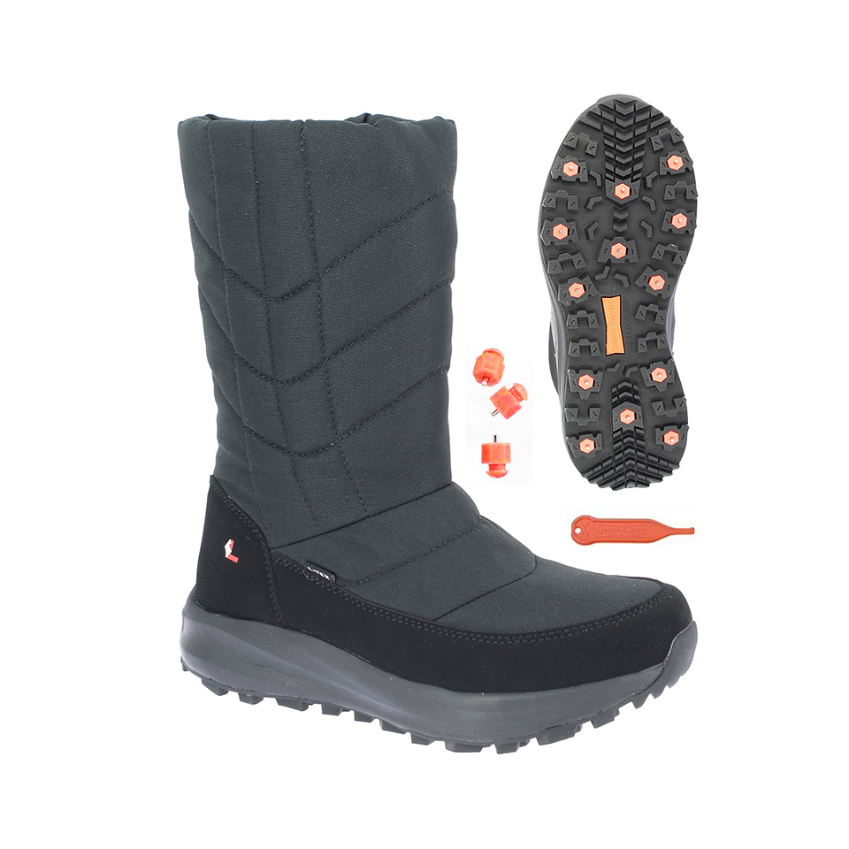 Winterstiefel Kiana TX Spikes schwarz